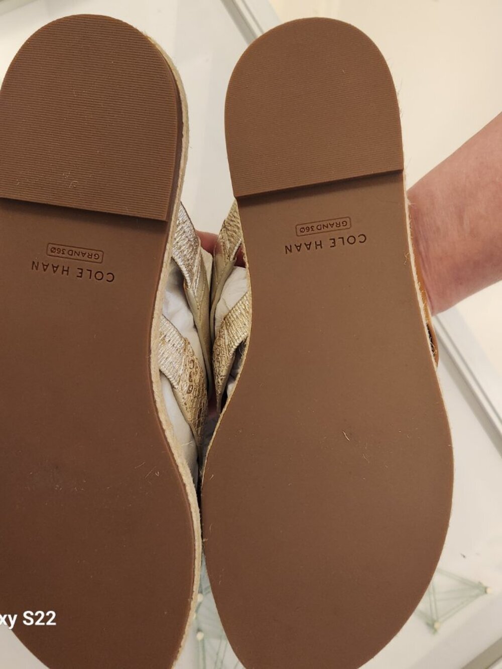 Cole Haan Leather Multi Strap Slide Sandals. NIB. Size 7 - Picture 10 of 12